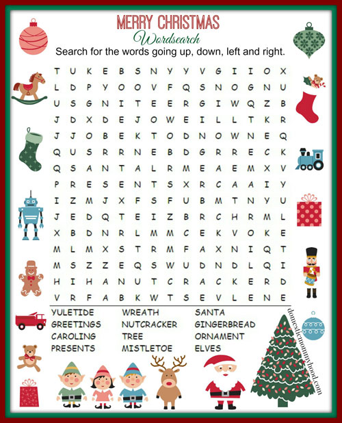 Christmas Fun Word Search Mountain Laurel Federal Credit Union